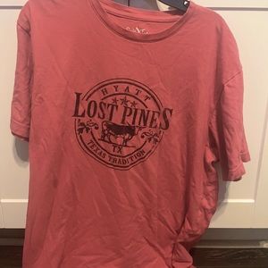 Lost pines pink top